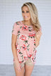 Everyday Beauty Floral Top ~ Pink