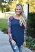 Don't Be Subtle Top ~ Navy