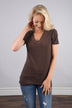 Run the World Tee ~ Burnt Maroon