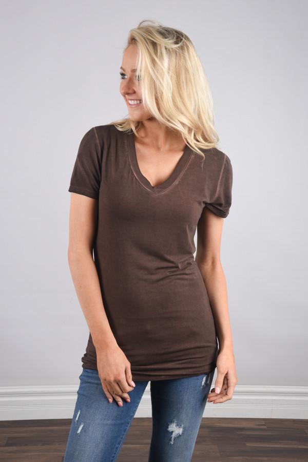 Run the World Tee ~ Burnt Maroon