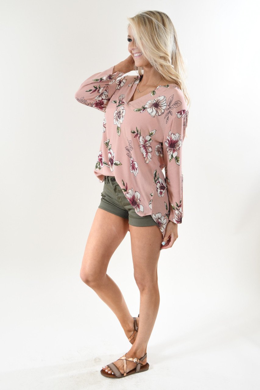 Not Your Everyday Office Top - Pink Floral