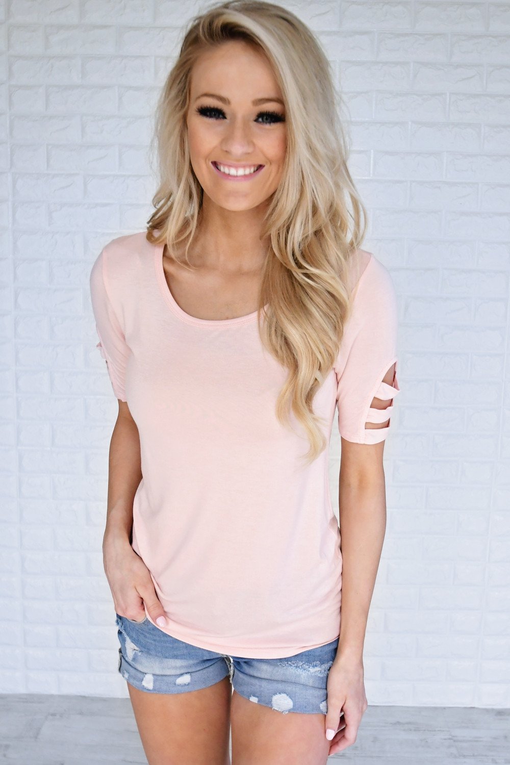 Day Off Light Pink Top