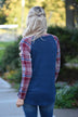 Don't Be Subtle Top ~ Navy