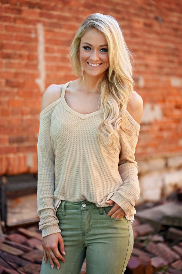 Cozy Cut Out Sweater