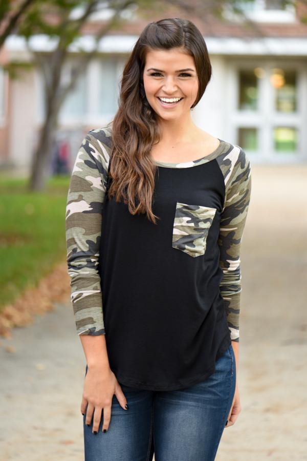 Thrill of the Hunt Top - Camo