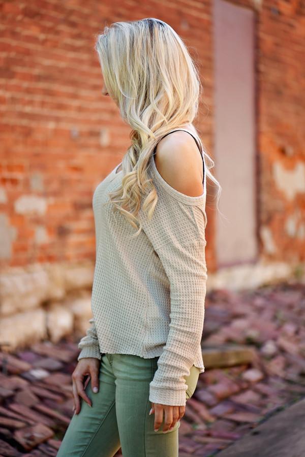 Cozy Cut Out Sweater