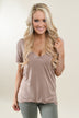 Keeping You Forever Pocket Top ~ Taupe