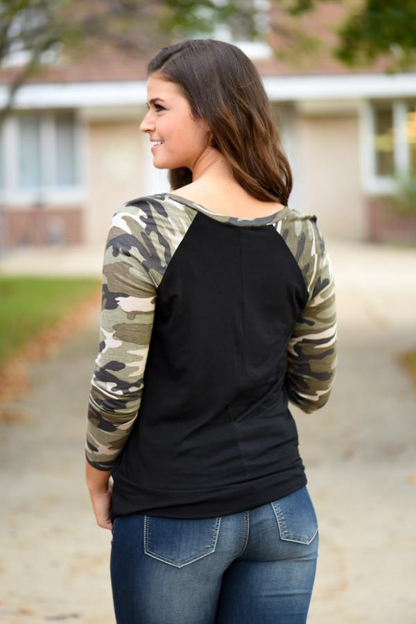Thrill of the Hunt Top - Camo