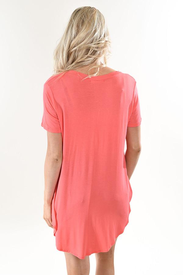 Lush Coral Tee