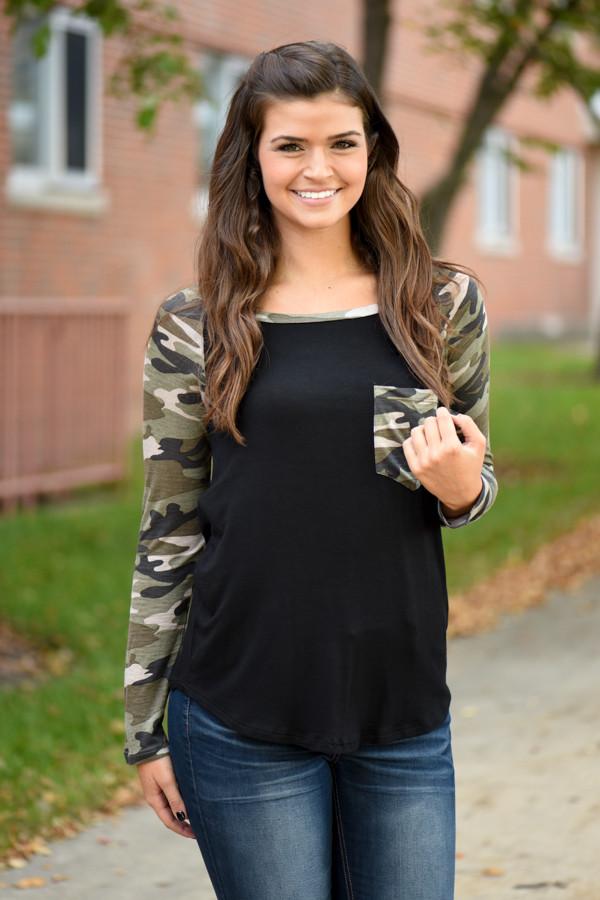 Thrill of the Hunt Top - Camo