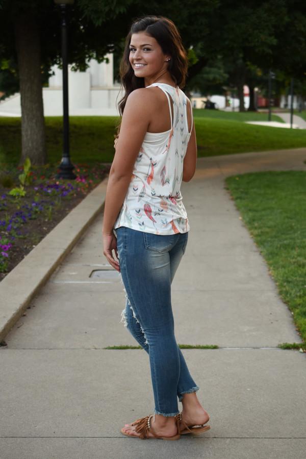 Arrow & Feathers Tank Top