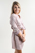 Pink Denim Dress