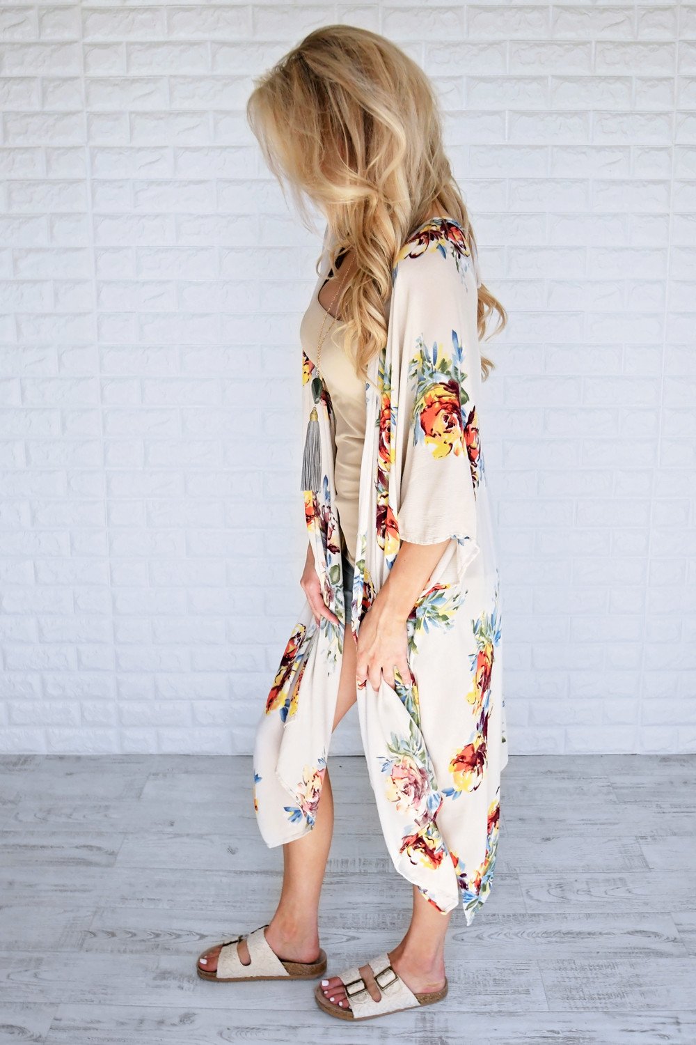 A Little More Summertime Floral Kimono