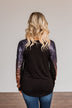 Shine Bright Sequin Top- Black