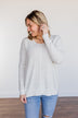 Sheer Delights Knit Sweater- Ivory