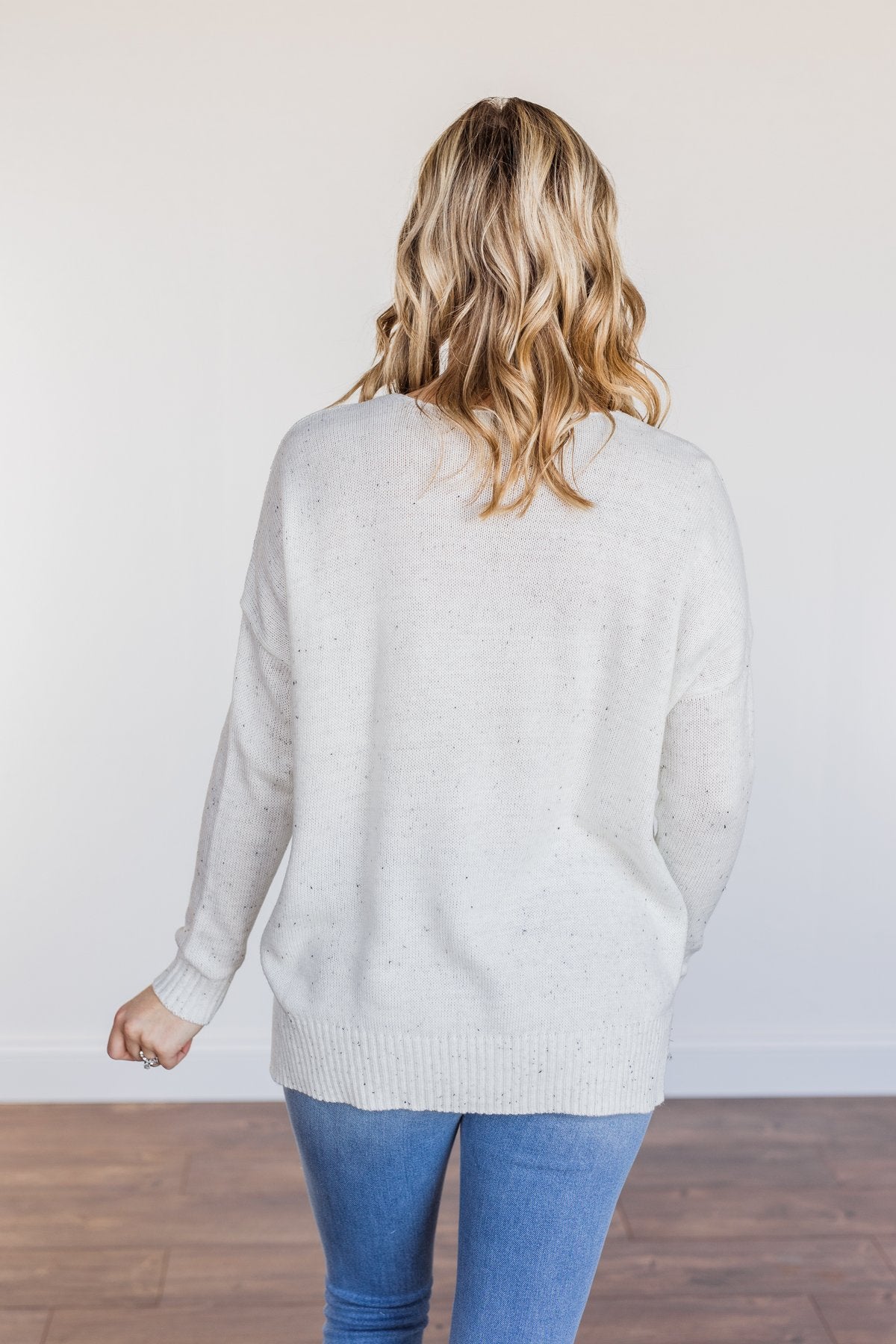 Sheer Delights Knit Sweater- Ivory
