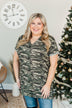 A Single Moment Short Sleeve Top- Camo