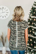 A Single Moment Short Sleeve Top- Camo