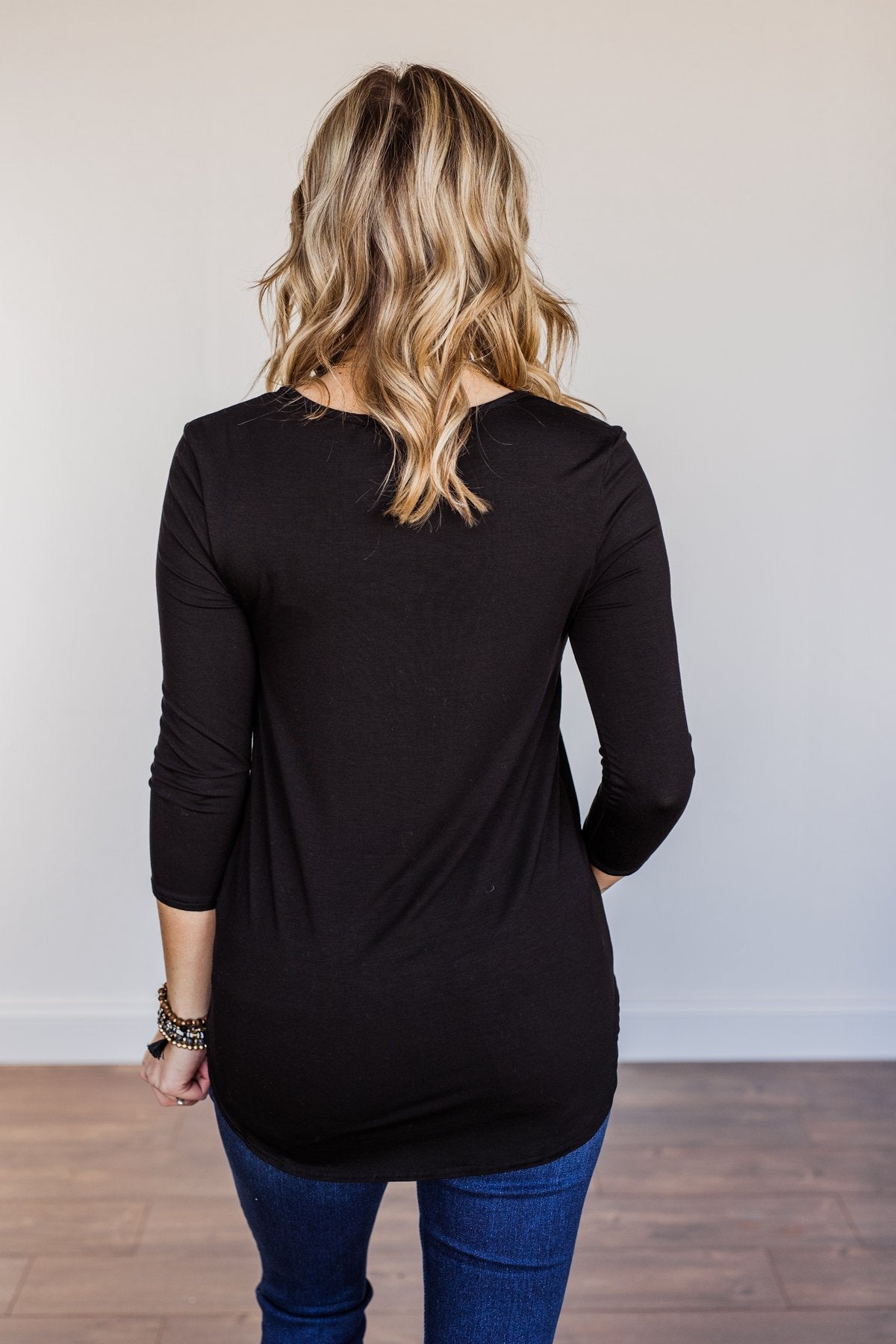 Sucker For Love Criss-Cross Top- Black