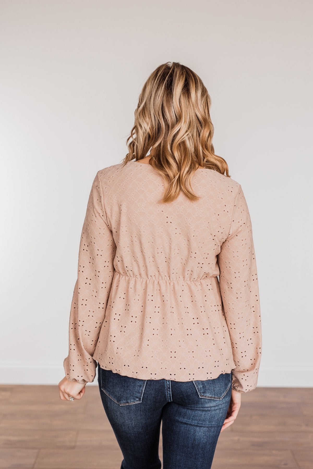Good Morning Beautiful Babydoll Top- Taupe