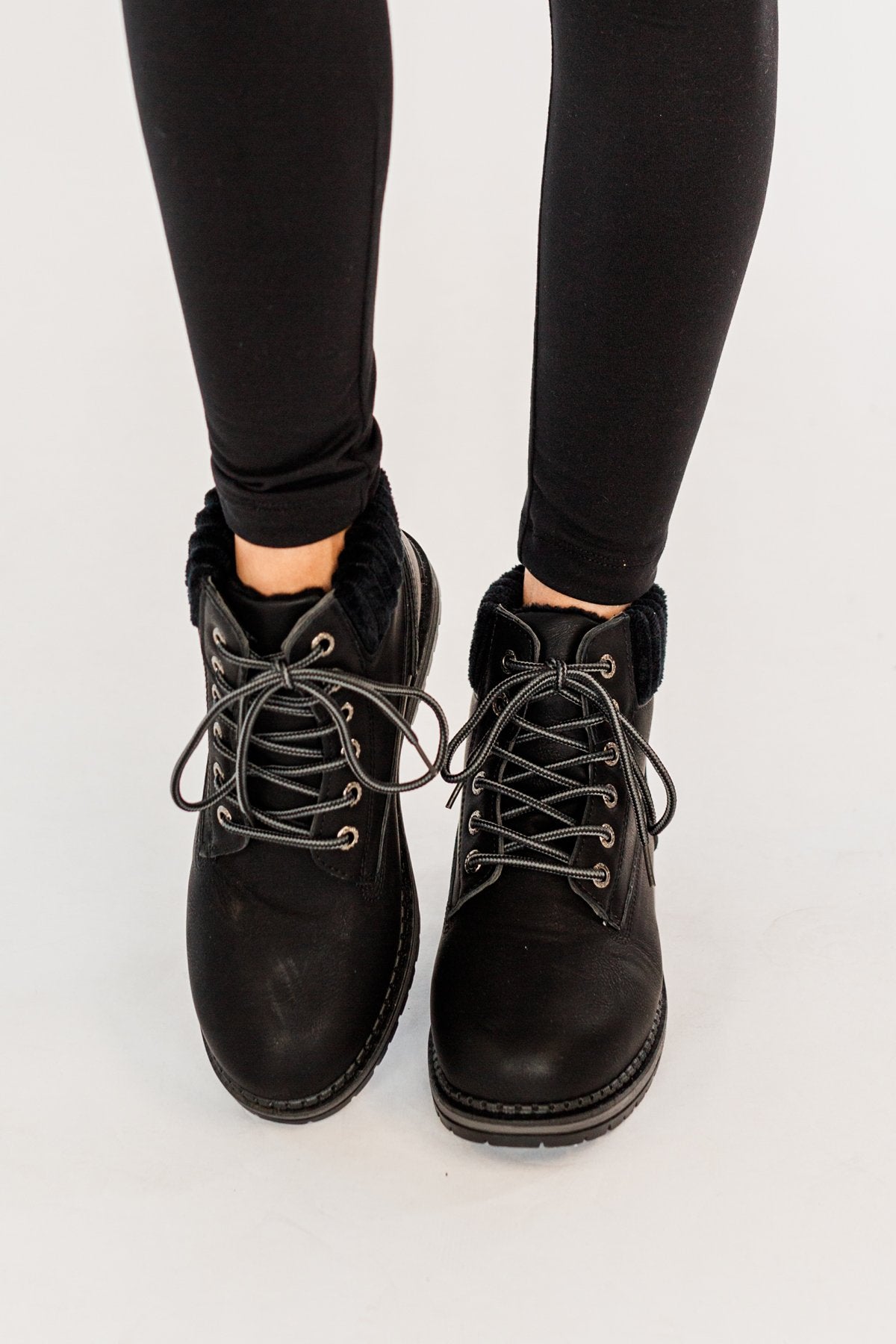 Dirty Laundry Alpine Booties- Nubuck Black