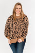 Fun Times Together Knit Sweater- Brown & Black