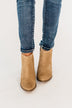 Naughty Monkey Camilyn Booties- Tan & Leopard