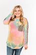 Good Times Ahead Long Sleeve Top- Multi & Leopard