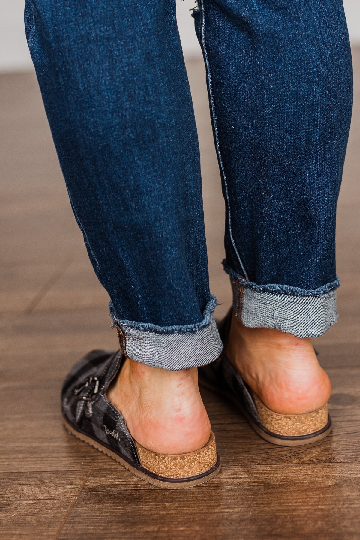Buffalo check birkenstocks online
