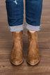 Blowfish Caitlynn Booties- Brown Prospector