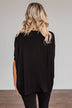 Comfy As Can Be Short Sleeve Top- Black