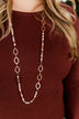 Forever And Always Necklace- Pink Aventurine