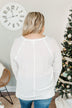 There You Go Again Thermal Notch Top- Ivory