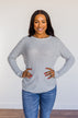 Runway Beauty Knit Sweater- Light Grey