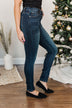 KanCan Fleece Lined Skinny Jeans- Andie Wash