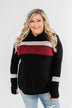 Only A Matter Of Time Hoodie- Black & Burgundy