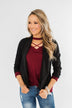 Pretty & Professional Blazer- Black