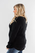 Butter Me Up Sweater- Black