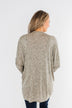 In Your Heart Dolman Cardigan- Heathered Beige