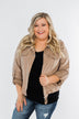 Brisk Morning Lightweight Zip Up Jacket- Mocha
