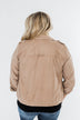 Brisk Morning Lightweight Zip Up Jacket- Mocha
