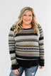Simply Beautiful Pullover Top- Black & Mint