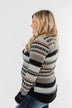 Simply Beautiful Pullover Top- Black & Mint