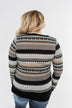 Simply Beautiful Pullover Top- Black & Mint