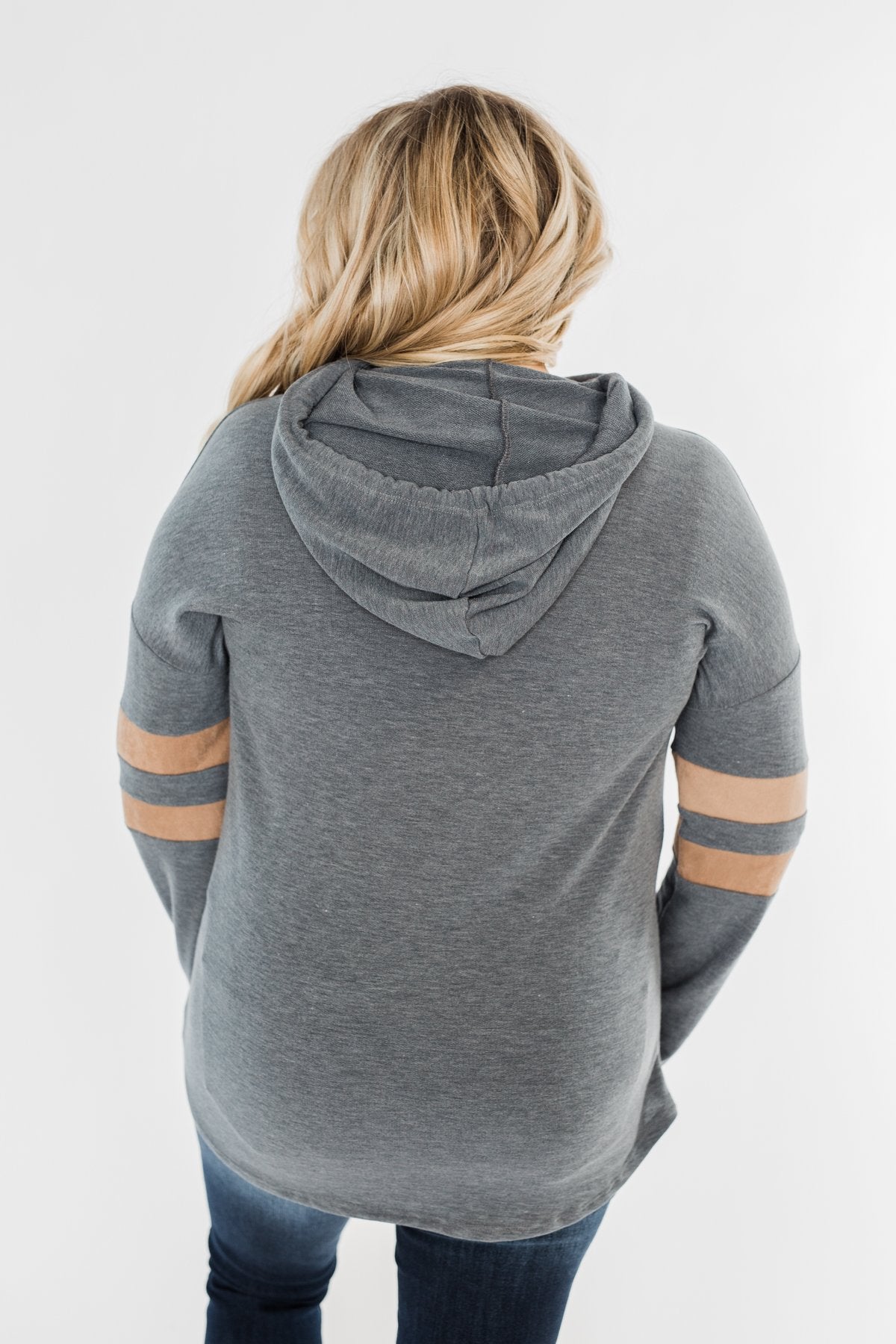 Run Around Town Lightweight Hoodie- Steel Grey