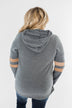 Run Around Town Lightweight Hoodie- Steel Grey