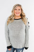 Chasing Dreams Cold Shoulder Top- Heather Grey