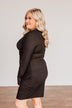 Divine Life Long Sleeve Dress- Black