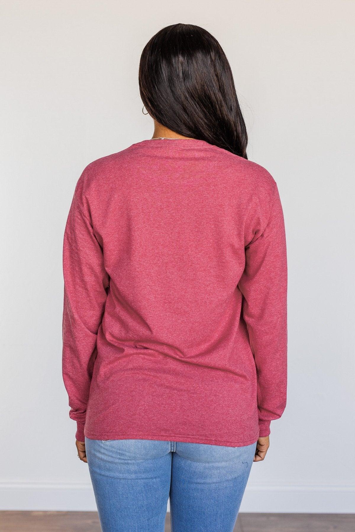 "Gingerbread Bakery" Graphic Long Sleeve Top- Red