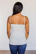 Pulse Basics All You Ever Wanted Lace Tank- Heather Grey